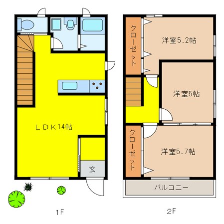 フォレストベースの物件間取画像